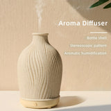 1pc Resin Ultrasonic Air Purification Humidifier - Stylish Vase Design for Home Use