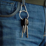Keyring Titanium Quick Release Keychain Convenient Accessory Gift Men Key Chain Holder For Bag Belt & Car