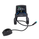 Electric Bike LCD Display 24V 36V 48V 60V 72V Universal 5 Pin Water Proof Connector S-100 Panel Screen