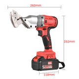 21V Brushless Mini Cordless Tin Snips Scissor Electric Metal Sheet Shear Cutter Scissors Stepless Speed Regulation Tool