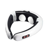 6 Mode Electric Pulse Back and Neck Massager Far Infrared Heating Pain Relief Tool Health Care Relaxation 16 strength