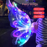 Electric Fairy Wings Light Up Moving, Fairy Wings Elf Wings Butterfly Wings Costume Accessory Toy