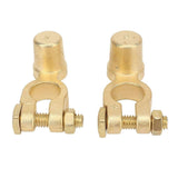 2025 Latest Model 2PCS Battery Terminal Connectors Brass Negative Positive Car