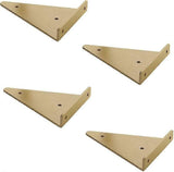 2025 Latest Model Set of 4 Floating Shelf Brackets - Shelf Brackets, Triangular