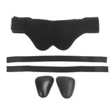 Hernia Belt Truss Adjustable Professional Relieve Discomfort Nylon Inguinal Hernia Belt for Adult Children Black XL