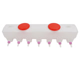 Livestock Milk Feeder 14 Nipples Double Sided 9L Silicone Lamb Drink Nipples with Check Valve for Calf Piglet