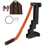 Log Splitter High Carbon Steel Labor Saving High Hardness Wall Mounted Wood Cutter for Camping Backyard Barbecue Picnic