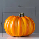 Halloween Simulation Pumpkin Model Artificial Craft Fall Decor Lightweight Small Carved Resin Pumpkins For Desktop
