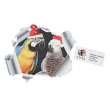 Christmas Fridge Magnets Waterproof 3D Hole Effect Refrigerator Magnet Sticker For Lockers CT122