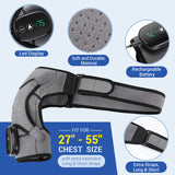 Electric Heating Belt Vibration Shoulder Massage Pad Support Brace Arthritis Joint Pain Relief Health Care