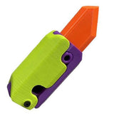 3D Printing Gravity Knife Toy Anxiety Stress Relief Plastic Portable Knife Sensory Toy for Adults Green
