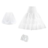 (60 cm) Women Short Petticoat Set Underwear for Party Role Playing Stage Performance 45 cm