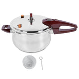 Stainless Steel Pressure Cooker Stew Cooking Pot Large Capacity Compatible with Gas Induction Cooker with O Ring 11L Diameter 28cm / 11.0in
