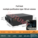 150㎡/h Central Purifier Full Heat Exchanger Filter Ventilator Fresh Air System