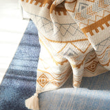 Bohemian Large Shawl Simple Nordic Blankets Acrylic Napping Blanket Sofa Cover Knitted Soft Winter Warm Decor