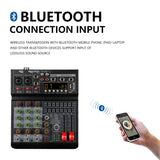 4 Channels Audio Mixer Karaoke Music AUX Real Time Recording USB Digital Processor Stable Transmission Adapter Hot Sale
