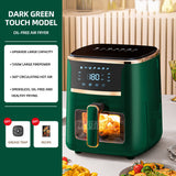 1350W Household Large-capacity Visible Electric Fryer & Intelligent Multi-Functional Air Fryer
