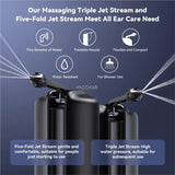 Cleaner Wax Removal Kit Rechargeable Water Washer Syringe with 4 Modes Ear Cleaning Irrigation Flushing For Adults Child