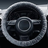 Soft Winter Warm Steering Wheel Cover Protector Decoration Super Thick Plush Collar for Women Man Car Accessories