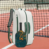 Bag Portable Badminton Sports Tennis Backpack for Beginners Men and Women Travel with Shoes Pocket
