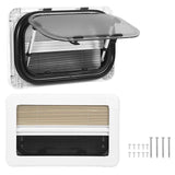 Opening RV Window with Sunshade Screen 500mm 300mm UV Insect Proof Push Out for Campers Trailers