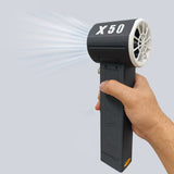 X50 Mini Violent 50mm Brushless Motor Duct Turbo Jet Fan Thrust 1300G Strong Dust Blower for Computer Keyboard