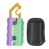 Carrot Knife Toy Gravity Anxiety Relief Bottle Opener Aluminium Alloy Portable Carrot Knife Toy with Storage Bag