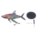 Stained Sea Animal Ornaments Realistic Colored Metal Ocean Sea Animal Statue Desktop Reducing Stress Home Decoration