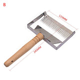 Beekeeping Equipment Uncapping Scraper Honey Honeycomb Scraper Wooden Handle Tool Uncapping Fork Beekeeping