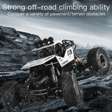 2023 New 1:16 4WD RC Car With Led Lights Radio Remote Cars By Off-Road Control Truc Toy for Children Christmas gift