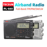TECSUN PL-660 Airband FM/MW/SW/LW Multiband Digital Tuning Enthusiast Radio High Sensitivity PLL SSB VHIR Band Receiver