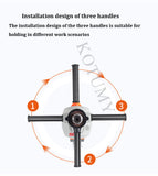 Diamond Concrete Core Engineering Drill - Electric Drill with Torque for Dry and Wet Drilling.