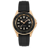 PINTIME Men Automatic Mechanical Sport Watch Transparent Back Case Rubber Strap Waterproof 3br Luminous 2813 Movement Wristwatch