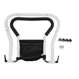 Bed Rail for Elderly Adults 4 Height Adjustable 360 Degree Folding Fall Prevent Grab Bar Bed Assist Rail with Storage Pocket