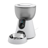 4L New 2.4G 5G HD Camera with Timer Voice Automatic Pet Feeder for Cats and Dogs WiFi Smart Dry Food Feeding Bowl