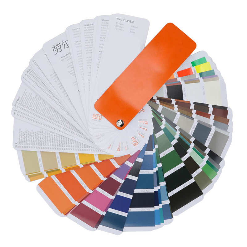 Color Guide Paper Corresponding Numbers Color Guide Card Sequence Arra ...