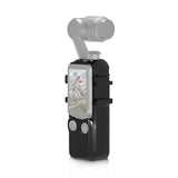 Panoramic Video with Dual Cold Shoe Mounts Metal Protective Frame Camera Cage Vlog for DJI OSMO Pocket 3