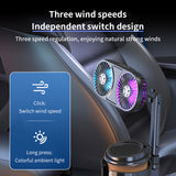 Lighted Adjustable With Water 2 In 1 Cars Interior Coog Fan Multipurpose Car Cup Holder Auto Accessories