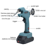 Cordless Electric Send Tin Gun Fast Thermal Soldering Iron Power Tools For 18V Battery