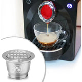 Refillable Coffee Capsules Reusable Pods Compatible With Nespresso Inissia capsula nespresso reutilizable