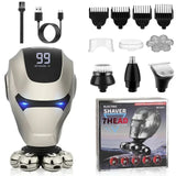 Resuxi WK-5810 7D Multi-function Shaver Men's Electric Razor Bald Hair nism Trimmer for Men