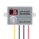 Digital Controlled Silicon Speed Controller ZFX-P1007 High Power Motor Speed Governor Electrodeless Manual Dimmer Switch