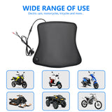 Cushion 12V Electric Heated Seat Pad for Motorcycle Waterproof 3 Levels Intelligent Temperature Control