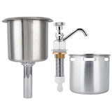 Stainless Steel Dipperwell Set Faucet Sink Coffee Shop Accessory Washing Tool