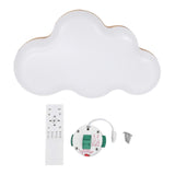 LED Flush Mount Ceiling Light Modern Remote Control Dimmable Ceiling Light for Living Room Bedroom