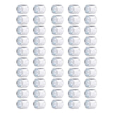 50 Pieces Durable Aluminum Longboard Skateboard Bearing Spacer 10mm X 11mm