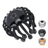 Electronic Head Adjustable Silicone Intelligent Musical Sound Red Ray Decompression Claw Scalp Vibration Massager