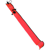 1M Scuba Diving Iatable Surface Marker Buoy Visibility Float Signal Tube Sausage,Red