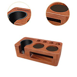 Wooden Filter Tamper Holder - Sturdy Multipurpose Coffee Tool