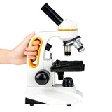 SM202 Monocular Microscope 40-2000x High Definition Student Laboratory Mobile Camera Clip